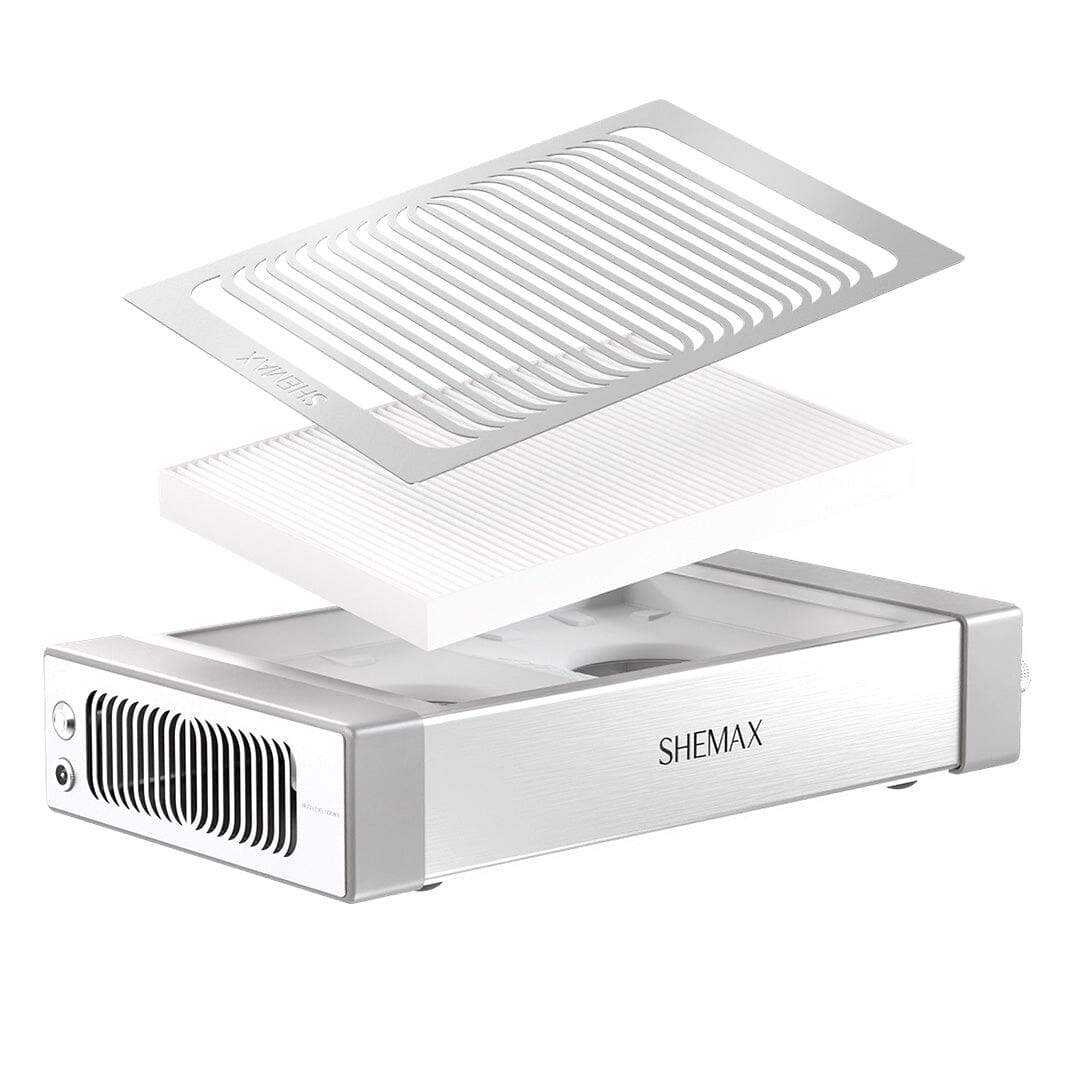 Open box (see description) Shemax Style Pro Gray — Professional manicure nail dust collector Shemax Shemax