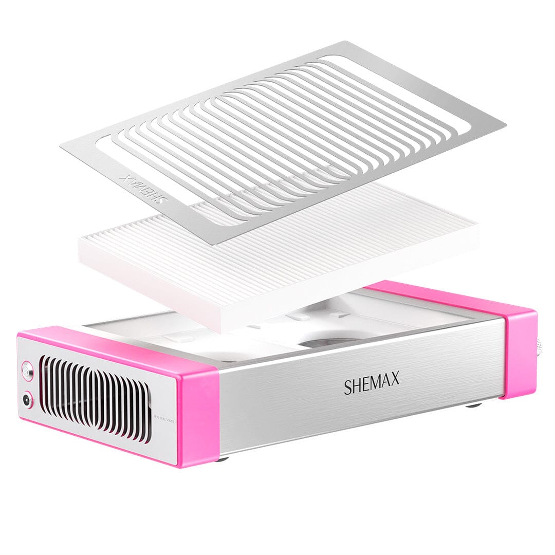 Open box (see description) Shemax Style Pro Pink — Professional manicure nail dust collector Shemax Shemax