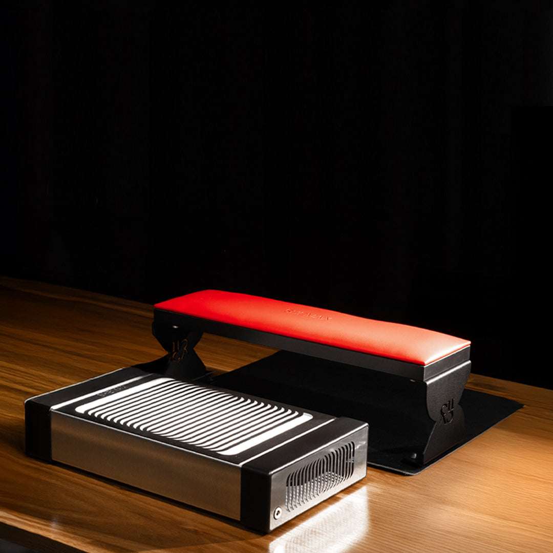Shemax Hand Rest Comfort Red on Black